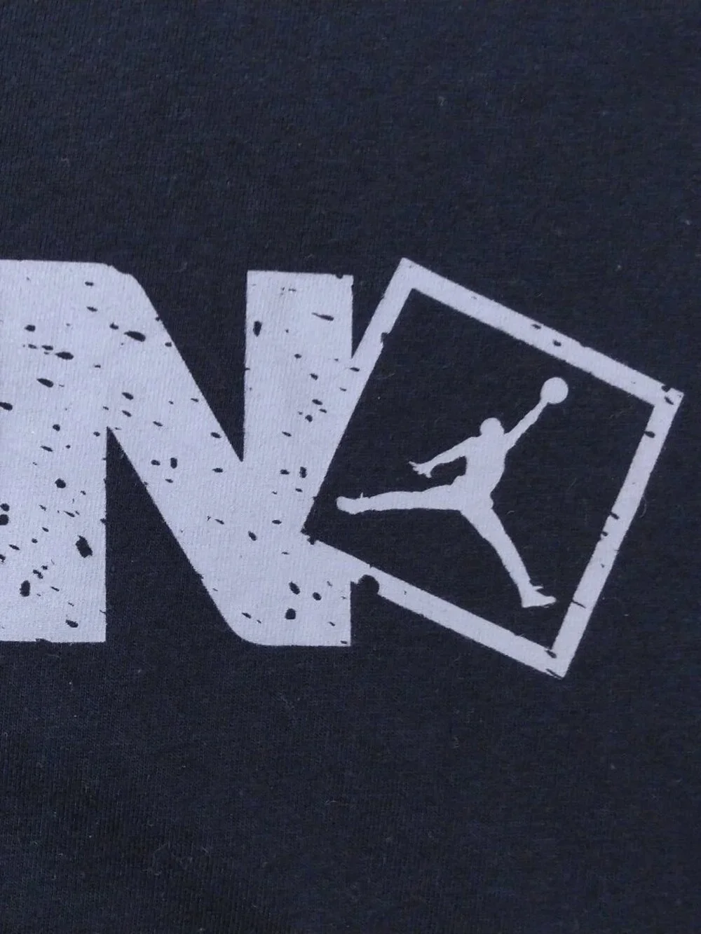 AIR JORDAN T Shirt XXL Black Gray Grey ELEPHANT PRINT Graphic Tee 2XL RETRO Nike